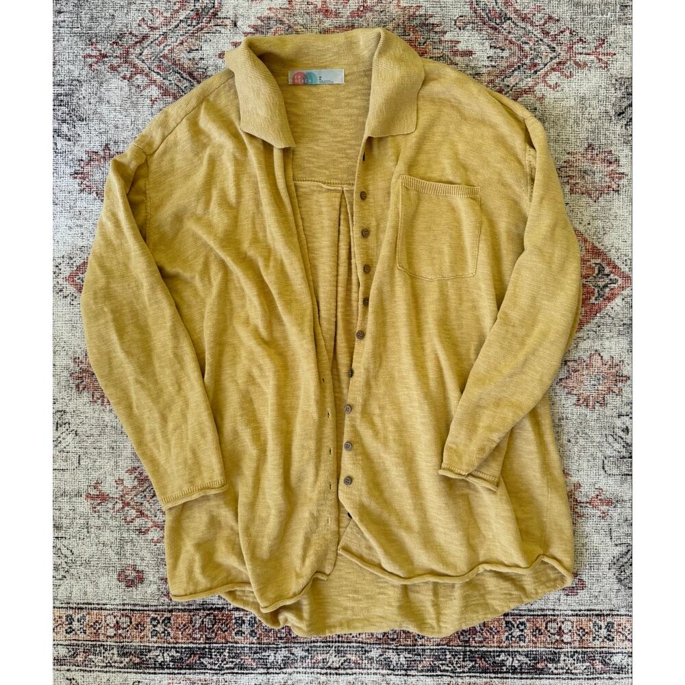 Free People Beach button down